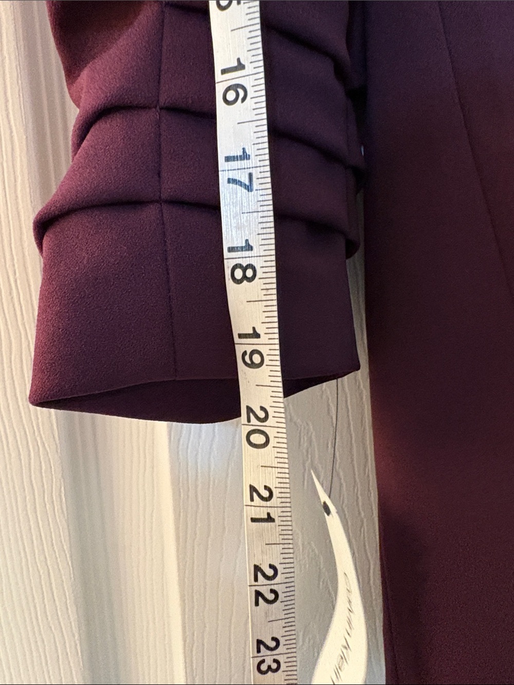 Calvin Klein Women's Plum Open-Front Collarless Blazer - Picture 12 of 12
